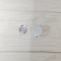 DIY 7x10mm acrylic drop-shaped clear smooth flatback jewelry accessories set - 7x10mm / Clear White
