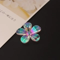 Detail van iriserende vijfbladige bloemkraal met aurora-coating voor DIY-sieraden maken - Vijfbladige Bloem Stijl (1#)