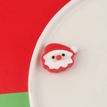 DIY Christmas resin accessory featuring a cute cartoon Santa Claus for holiday crafting - #9 (one)