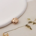 Macro shot of a gold-plated cat head pendant with delicate whisker details for jewelry DIY - Cat Head Shape(4#)