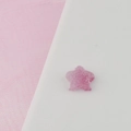 Pink star-shaped resin charm with crystalline texture for DIY jewelry and accessories - Purple Star Style
