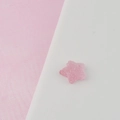 Pink sugar-coated star charm for DIY crafts and hair accessories decoration - Pink Star Style