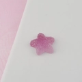 Gradient purple star-shaped gummy resin DIY accessory with sugar-like frosted texture - Large Purple Star Style