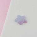 Star-shaped gradient resin charm in blue and purple for DIY craft and hair accessories - Large Blue Star Style