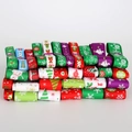 Detalles de cintas de falla navideñas con patrones de muñecos de nieve y copos - Anchos Mixtos / Serie de Navidad