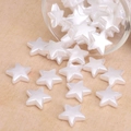Star shaped pearl luster white beads scattered for DIY jewelry making accessories - Five-Pointed Star Style (#04)