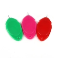 Three colorful needle threaders in green, pink, and red for sewing and DIY projects - 3 Thumb Needle Threaders