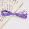 Single roll of 1mm purple waxed polyester thread for DIY beaded jewelry and bracelets - 10 Meters/Bag / Light Purple