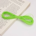 Fluorescent green 1mm polyester waxed cord for DIY jewelry braiding and beaded bracelets - 10 Meters/Bag / Fluorescent Green