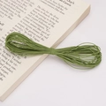 1mm military green waxed polyester cord roll for DIY jewelry braiding and handicrafts - 10 Meters/Bag / Army Green