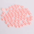 Flatback light pink ABS faux pearls for DIY crafts and jewelry hair accessories - Pink