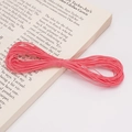 1mm pink waxed polyester cord spool for DIY jewelry and handmade bracelets - 10 Meters/Bag / Watermelon red