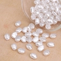 Irregular white baroque faux pearl beads for DIY jewelry and bracelet making - Exquisite Small Style (#23)