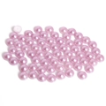 Glossy pink flatback half pearls for DIY crafts and bow hair accessory decoration - Light Purple