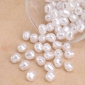 Irregular white ABS imitation baroque pearl beads for handmade jewelry DIY bracelets - Tower Bead Style (#25)