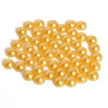 Flatback half round ABS gold pearl beads for DIY hair bow and jewelry craft making - Gold Yellow