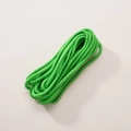Fluorescent green multi-strand braided polyester rope for DIY jewelry and crafts - Solid Green