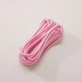 Vibrant bright pink 5mm braided polyester cord for DIY crafts and jewelry making - Solid Pink
