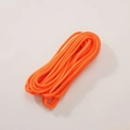 5mm bright orange polyester braided rope roll for DIY crafts and outdoor camping use - Fluorescent Orange