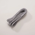 5mm light gray polyester braided cord for DIY crafts, keychains and hoodie drawstrings - Solid Grey