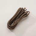 Brown braided polyester cord bundle for DIY jewelry making and multipurpose crafts - Solid Coffee