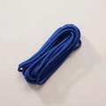Deep blue 5mm braided polyester cord roll for DIY handmade crafts and jewelry making - Solid Royal Blue
