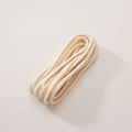 Creamy white 5mm polyester cord roll for DIY handmade jewelry and braided keychains - Solid Beige