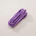 Lilac purple 5mm braided polyester cord for DIY crafts and jewelry making projects - Solid Purple