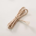 Khaki polyester rope with white dots pattern for DIY handicraft and jewelry projects - Mixed Khaki