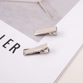 Set of two silver metallic duckbill hair clips for DIY craft making and hair styling - Mini Style (FHR093-20) / 2.0cm (20 Pieces/Pack) / Silver
