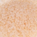 Frosted cream 4mm glass beads with gold foil flecks for DIY jewelry making and crafts - Beige