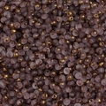 4mm frosted purple-red glass beads with gold foil for DIY handmade jewelry crafts - Dark Coffee