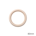 Anneau en bois naturel 80mm non fini pour bijoux DIY et accessoires de bricolage - 80mm (1 Pièce/Paquet) / Couleur bois naturel