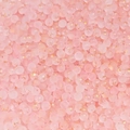4mm frosted pink glass seed beads with gold foil leaf for DIY jewelry making - Pink