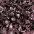 Pink and black 10mm resin beads with gold sand glitter and cat-eye effect for DIY jewelry - 10mm (5 Pieces/Pack) / Black Purple