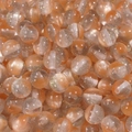 10mm orange pink misty resin round beads with gold glitter for DIY bracelet making - 10mm (5 Pieces/Pack) / Orange