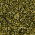 4mm frosted olive green glass seed beads with gold foil effect for DIY jewelry crafts - Olive Green