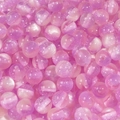 DIY pink purple translucent 10mm resin round beads with shimmering glitter effect - 10mm (5 Pieces/Pack) / Pink Purple
