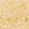 10mm beige resin round beads with cat-eye and glitter effect for DIY jewelry making - 10mm (5 Pieces/Pack) / Yellow