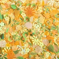 Irregular mixed sequins in yellow and green for DIY crafts and jewelry making - Yellow Shaped Sequins Set