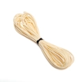 DIY cream white waxed cotton cord for handmade necklaces and bracelets jewelry making - 0.8mm 10 Meters/Pack / Off-white
