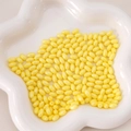 Vibrant cream yellow 4x7mm glass rice beads with pearl finish for DIY jewelry crafting - 4x7mm (10g/Pack, Approx. 52 Pcs) / Yellow