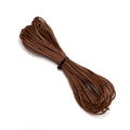 Brown waxed cord roll for DIY jewelry making, 0.8-1.5mm fiber thread for craft projects - 0.8mm 10 Meters/Pack / Brown