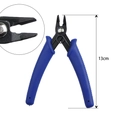 Blue handle 13cm needle nose jewelry pliers with spring return for manual DIY crafts - Blue Handle Side Cutters