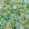 Mixed green sequins in shell and heart shapes for DIY crafts and nail art decoration - Green Starry Night Sequins
