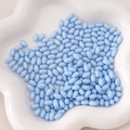 4x7mm light blue pearlescent glass rice beads for DIY bracelet and jewelry making - 4x7mm (10g/Pack, Approx. 52 Pcs) / Sky Blue