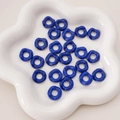 Deep blue irregular acrylic beads for DIY necklaces and jewelry making accessories - Sapphire Blue