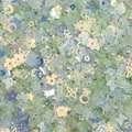 Assorted green and yellow star and flower sequins with pearls for DIY jewelry making - Green Macaron Pearl Style