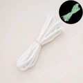 4mm white luminous paracord with 7-strand nylon core showing green glow effect in dark - 4mm 2m / White