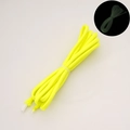Bright yellow 4mm 7-strand luminous paracord bundle for DIY weaving with glow in dark effect - 4mm 2m / Yellow